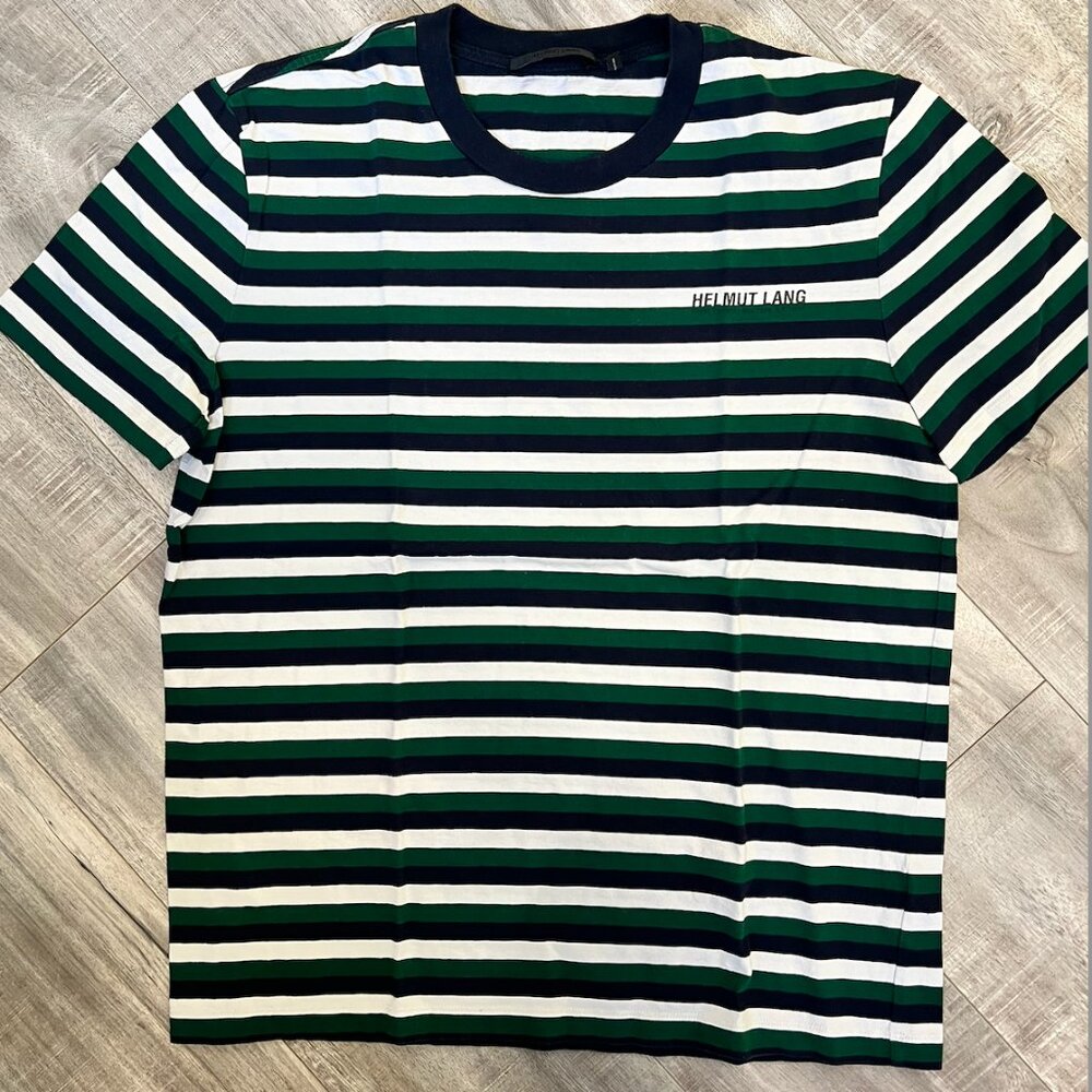 Helmet Land Stripped T-Shirt